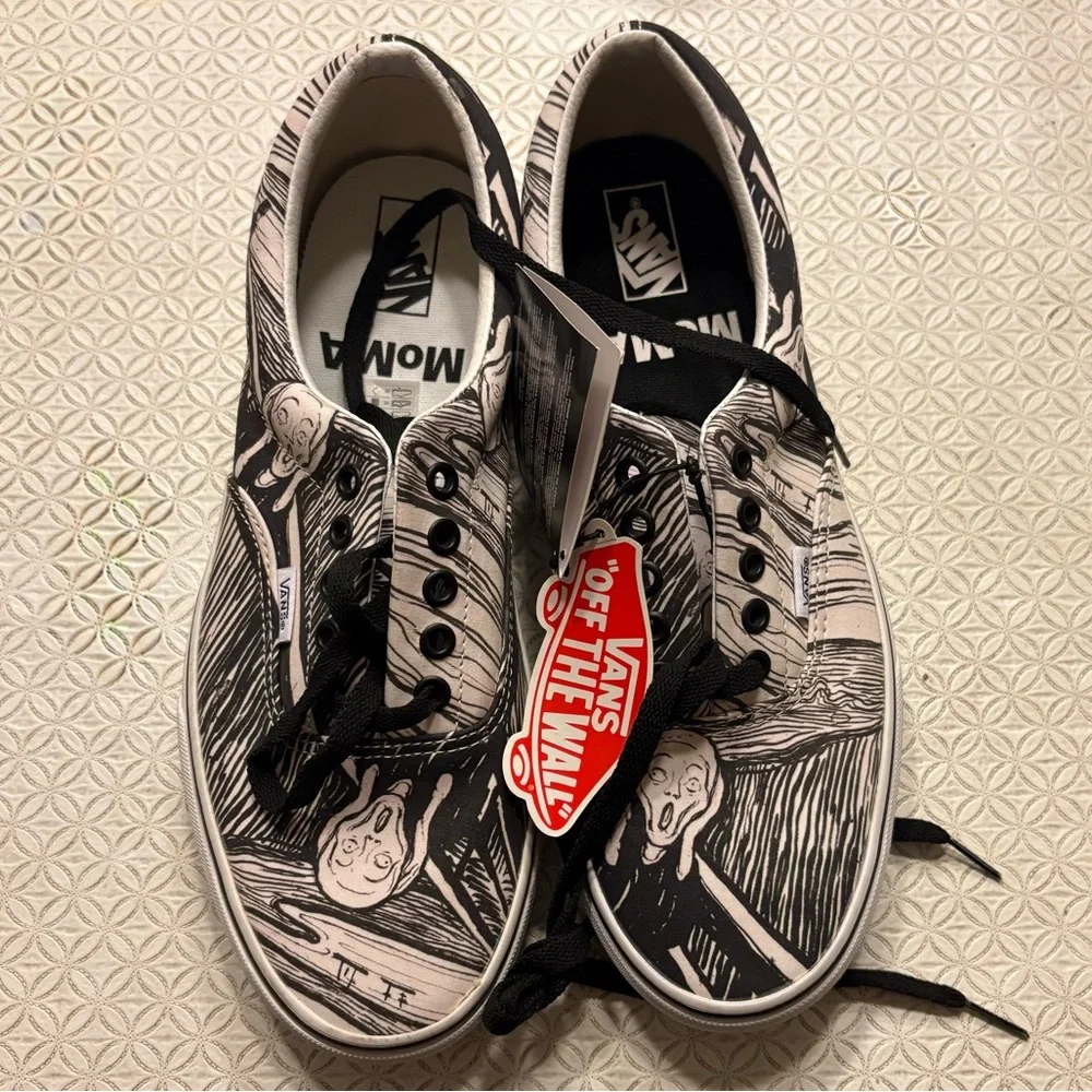 Vans x MoMA Edvard Munch‎ The Scream Black White